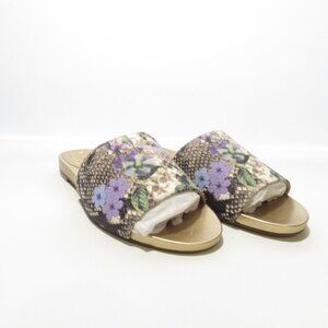 Vince Camuto Single Band Slides ~ Haydan ~ Multi Violet Size 7 NIB